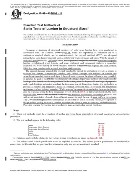 comparison of two astm d198 compression parallel-to-grain test methods|State.